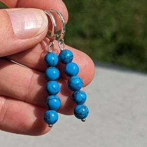 Sterling Silver Turquoise Earrings